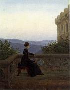 Carl Gustav Carus, Woman on the Balcony